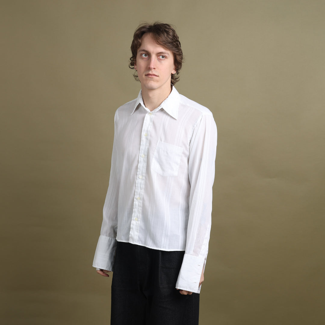 Baskin Dress Shirt White Men's M