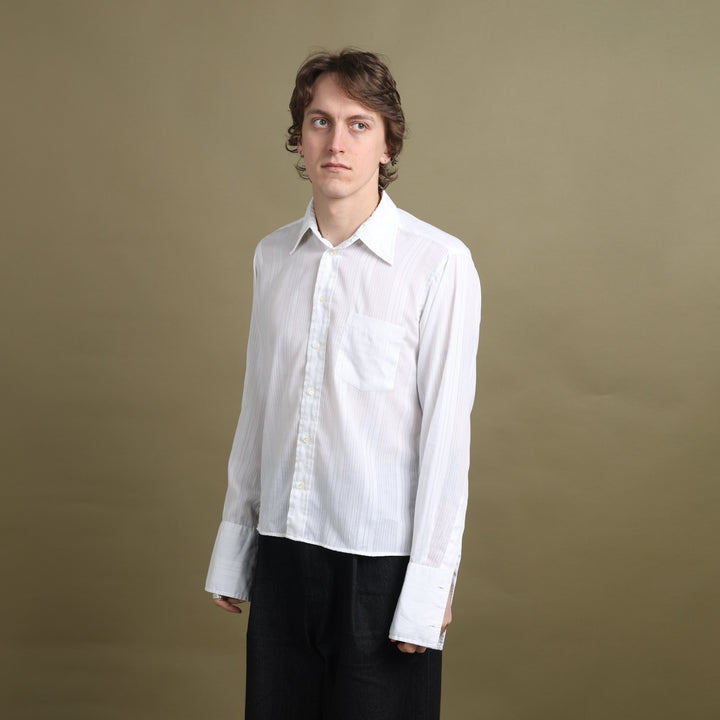 Baskin Dress Shirt White Men's M