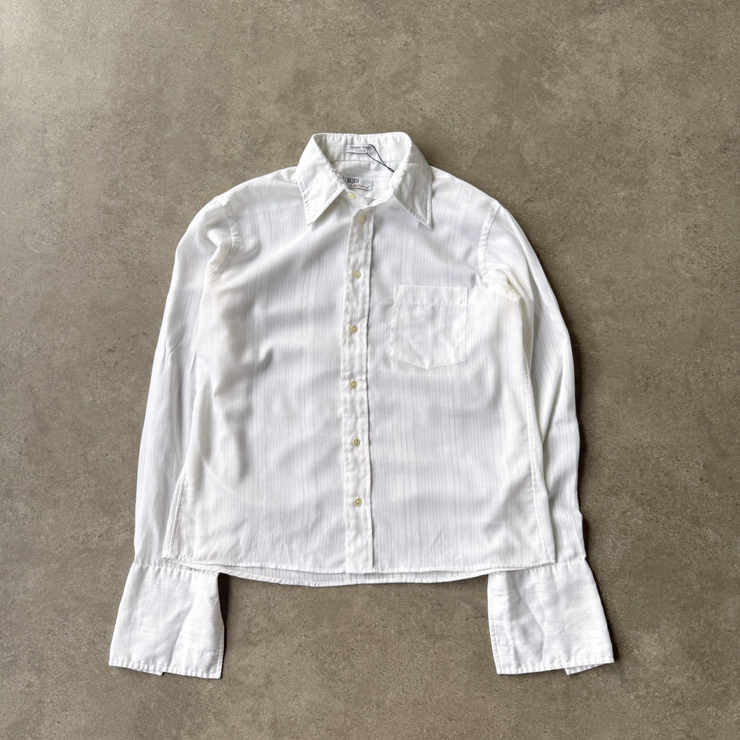 Baskin Dress Shirt White Men's M