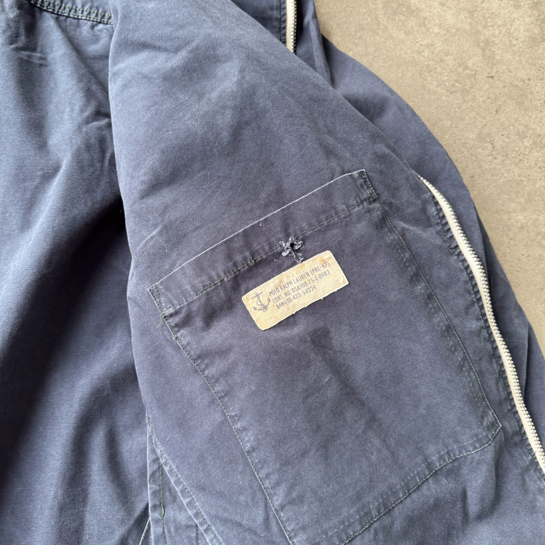 Ralph Lauren Biker Jacket Navy Blue Men's L