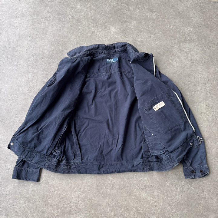 Ralph Lauren Biker Jacket Navy Blue Men's L