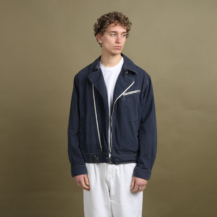 Ralph Lauren Biker Jacket Navy Blue Men's L