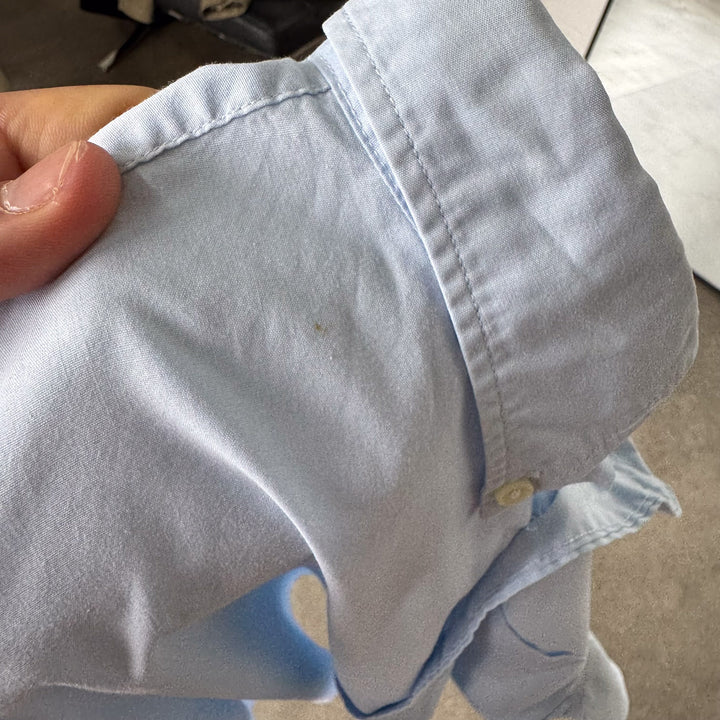 Yves Saint Laurent Short Sleeve Shirt Light Blue Men's L