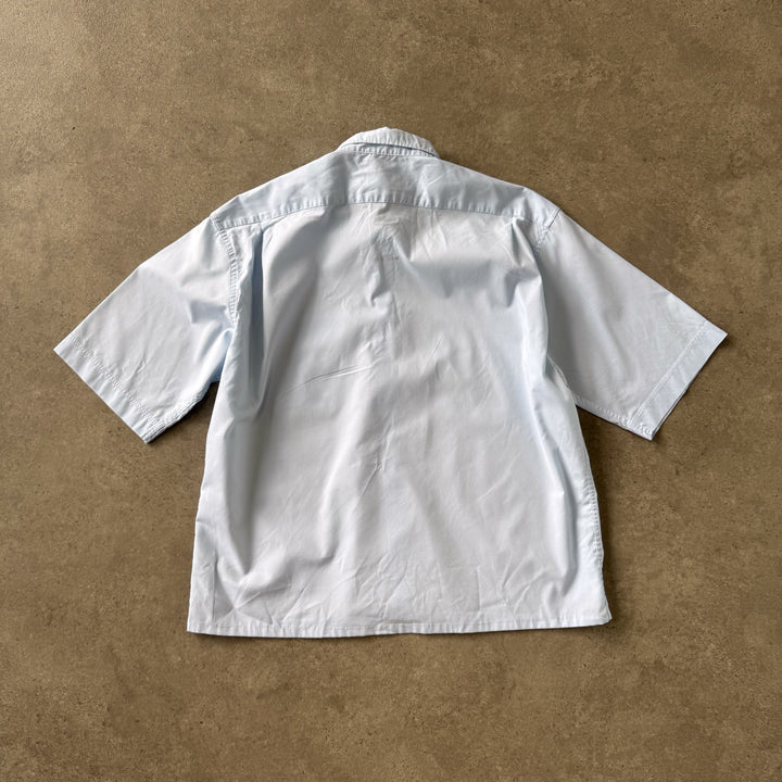 Yves Saint Laurent Short Sleeve Shirt Light Blue Men's L