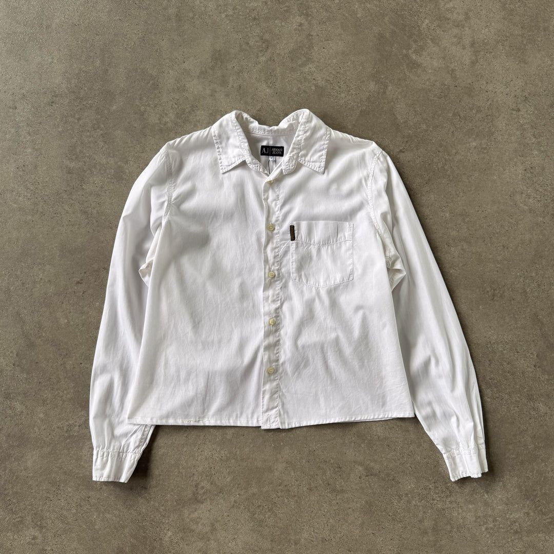 Armani Jeans Oxford Shirt White Men's M