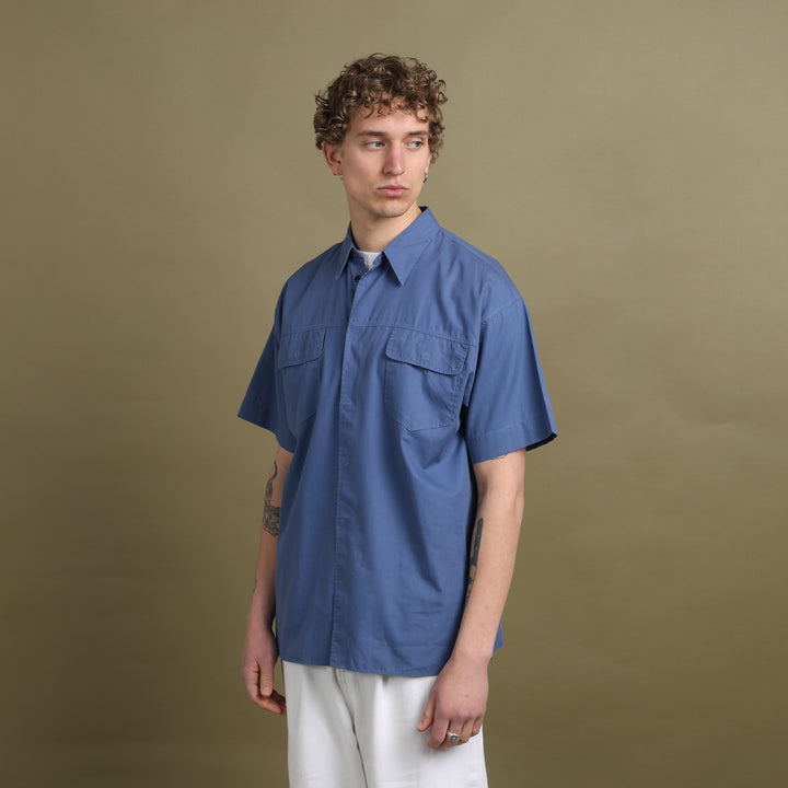 Dolce & Gabbana Short Sleeve Shirt Bottle Blue Men's XL