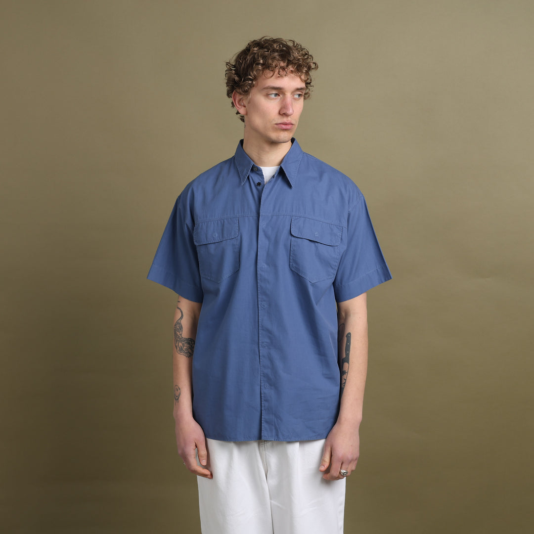 Dolce & Gabbana Short Sleeve Shirt Bottle Blue Men's XL