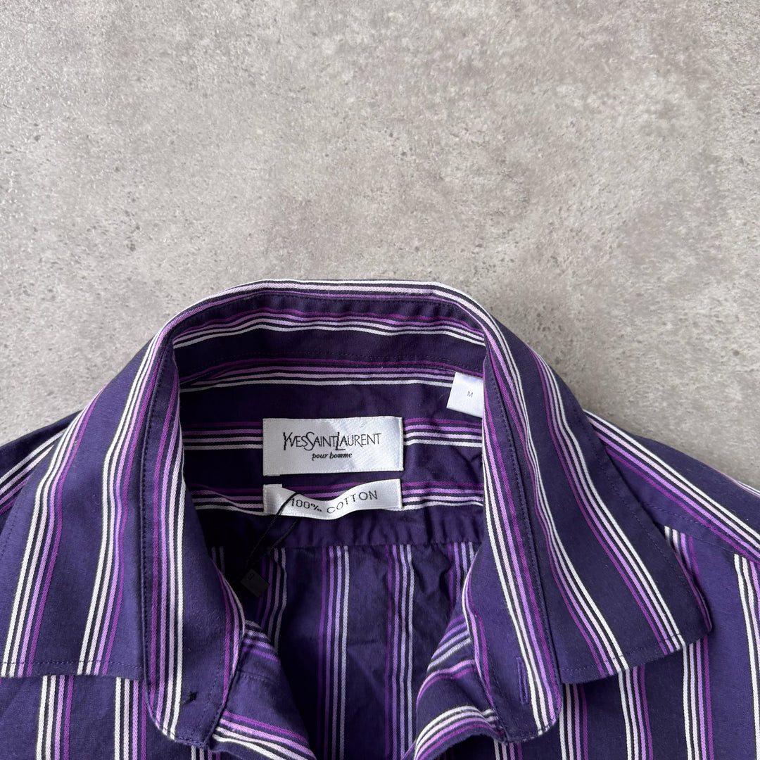 Yves Saint Laurent Dress Shirt Purple Men's M