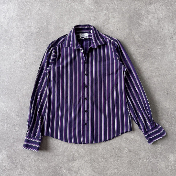 Yves Saint Laurent Dress Shirt Purple Men's M