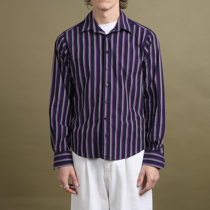 Yves Saint Laurent Dress Shirt Purple Men's M