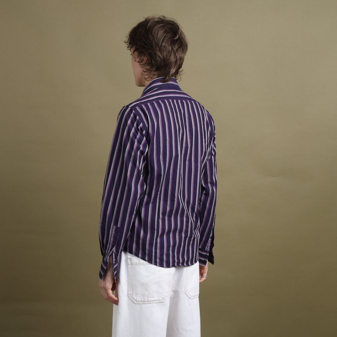 Yves Saint Laurent Dress Shirt Purple Men's M