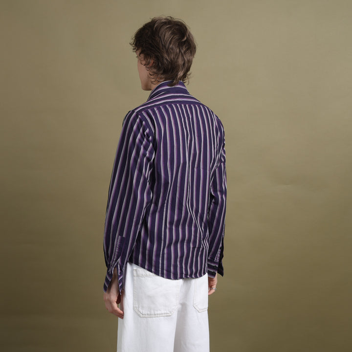 Yves Saint Laurent Dress Shirt Purple Men's M