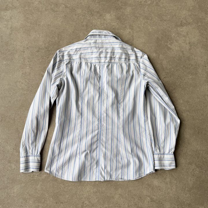 Dolce & Gabbana Dress Shirt White & Blue Men's M
