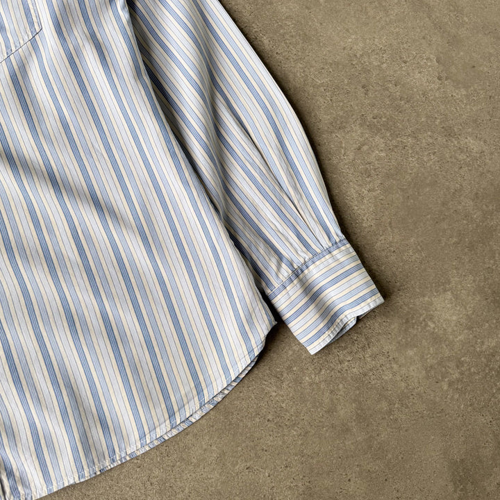 Dolce & Gabbana Dress Shirt White & Blue Men's M