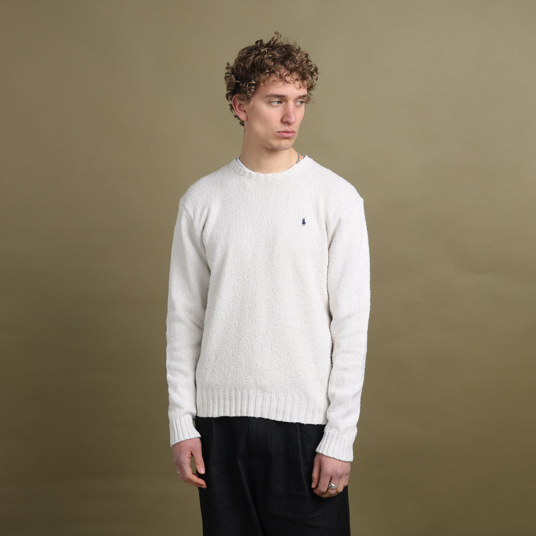 Ralph Lauren Crew Neck Jumper White Men's L