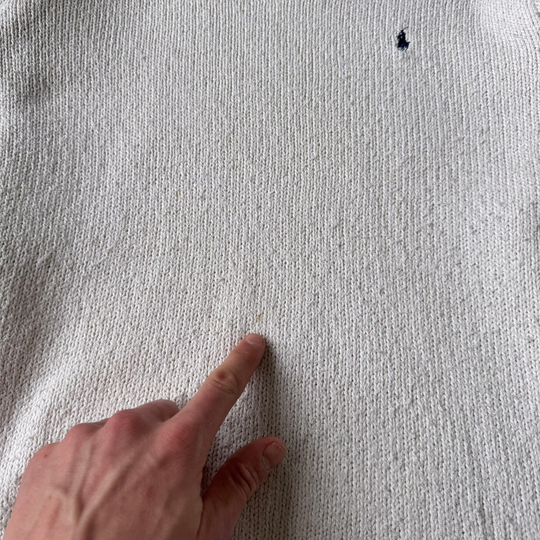 Ralph Lauren Crew Neck Jumper White Men's L