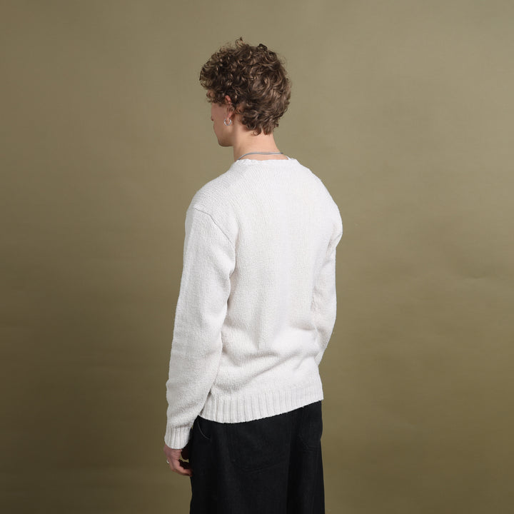 Ralph Lauren Crew Neck Jumper White Men's L