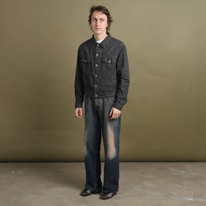 Armani Jeans Denim Jacket Dark Grey Men's M
