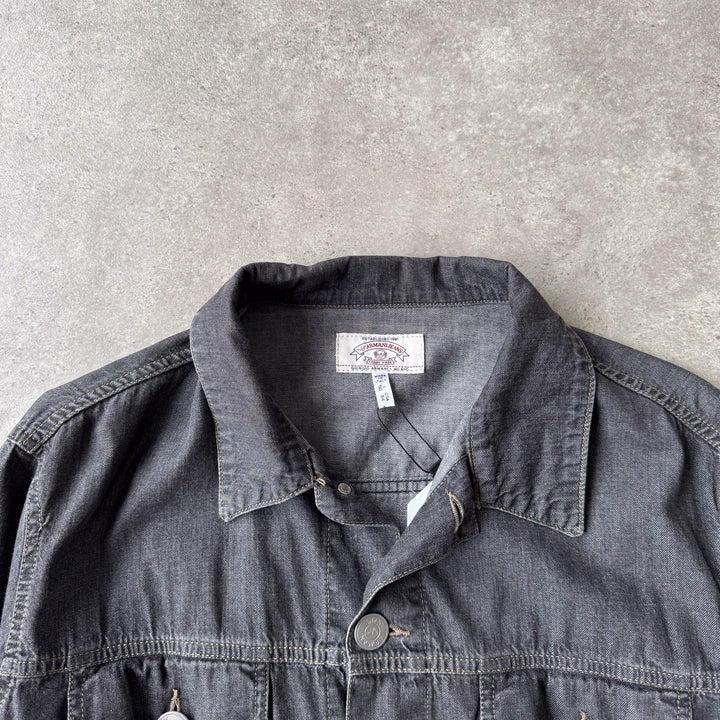 Armani Jeans Denim Jacket Dark Grey Men's M