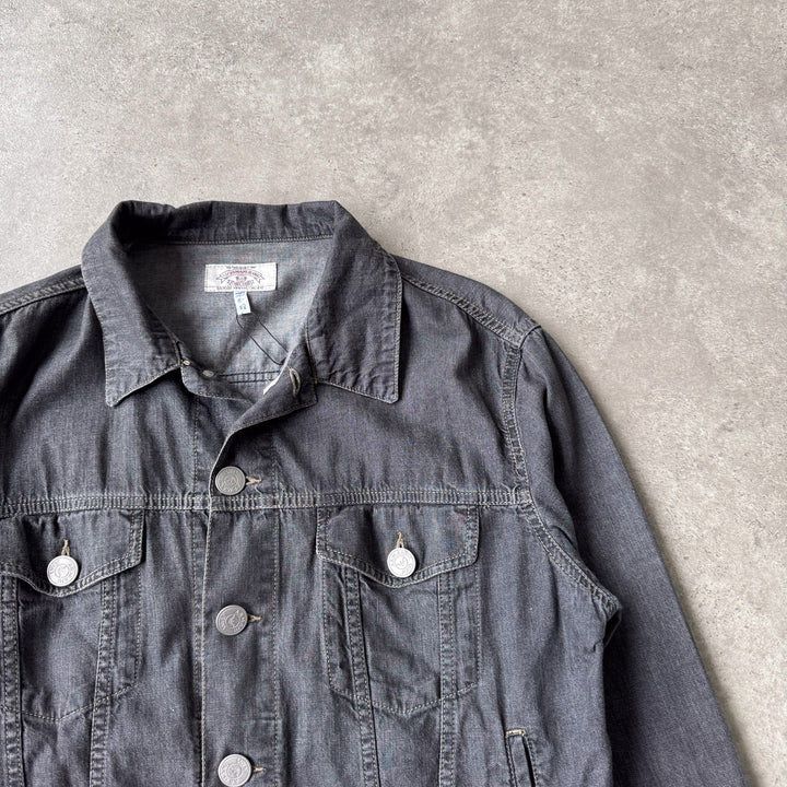 Armani Jeans Denim Jacket Dark Grey Men's M