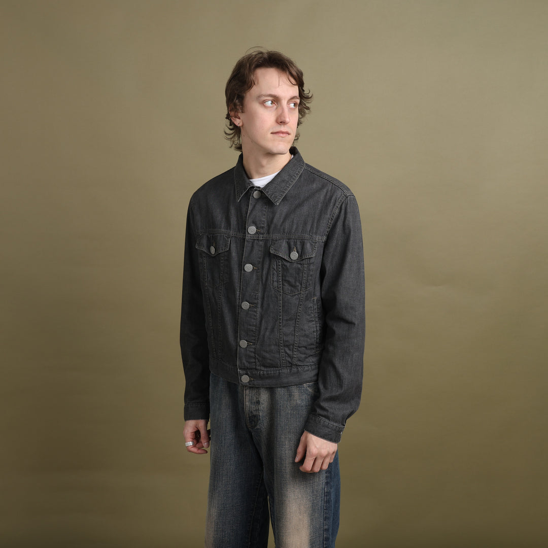 Armani Jeans Denim Jacket Dark Grey Men's M