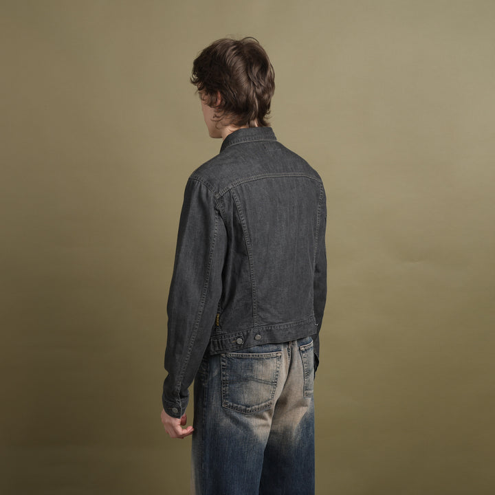 Armani Jeans Denim Jacket Dark Grey Men's M