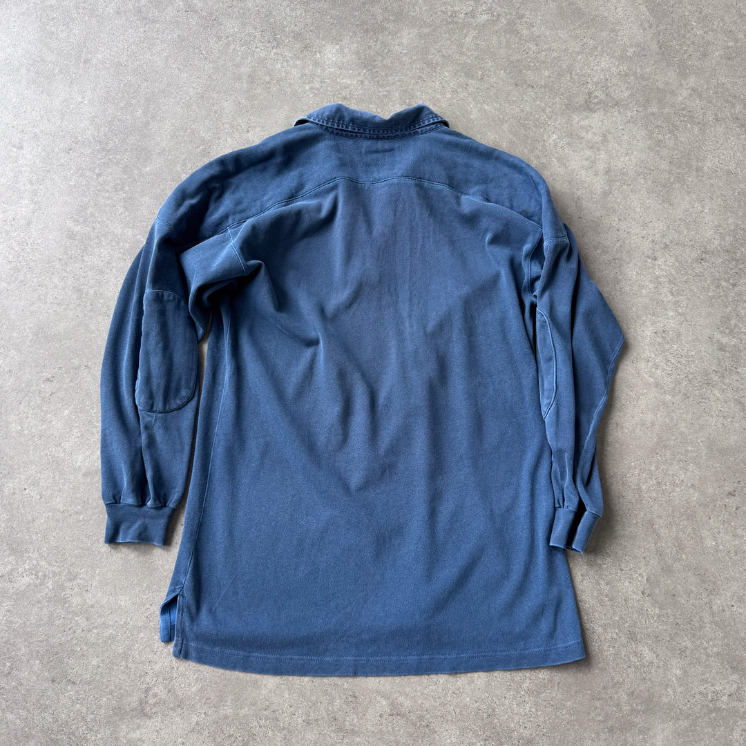 Mulberry Rugby Jumper Bottle Blue Men's M