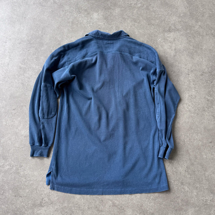 Mulberry Rugby Jumper Bottle Blue Men's M