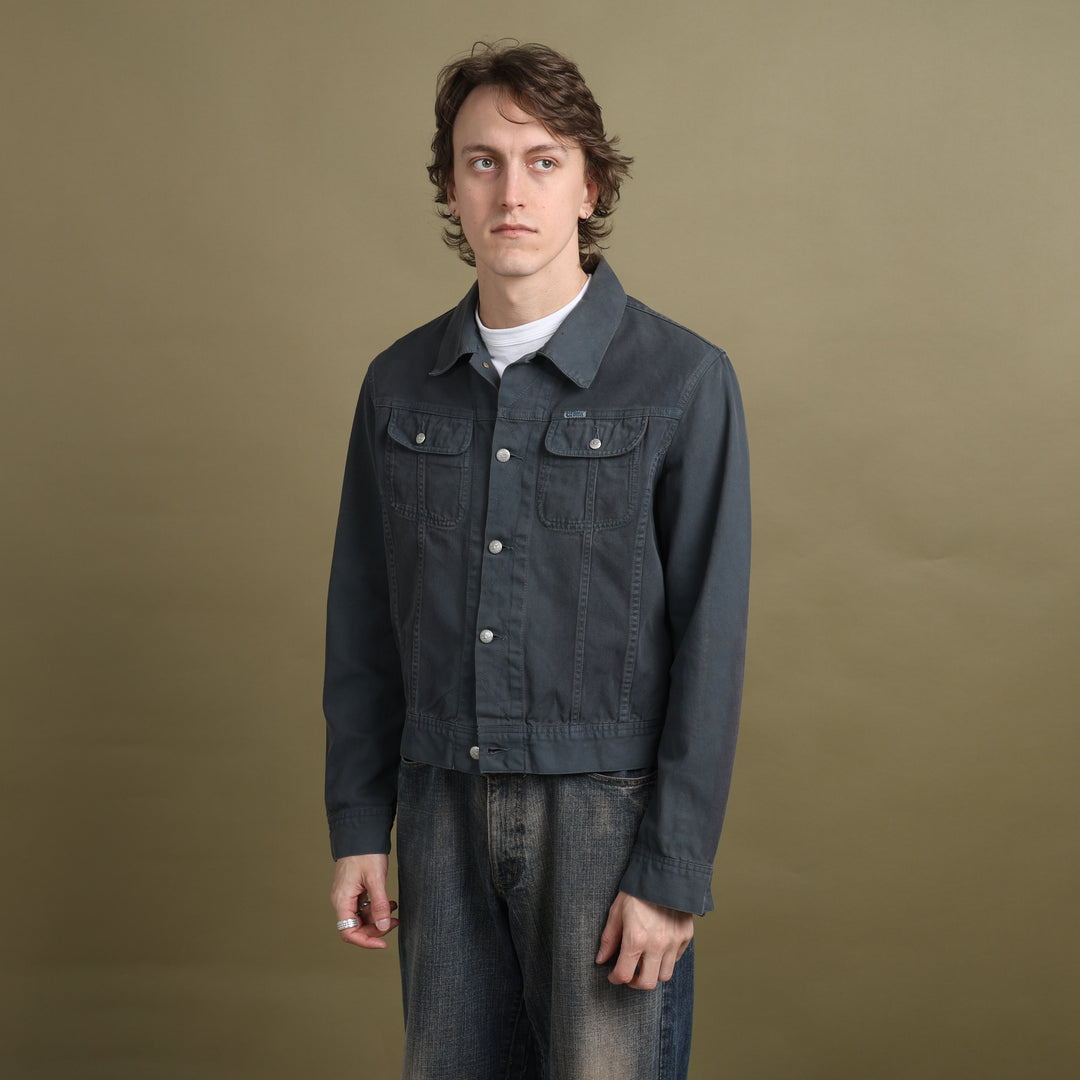 Diesel Denim Jacket Dark Grey Men's L