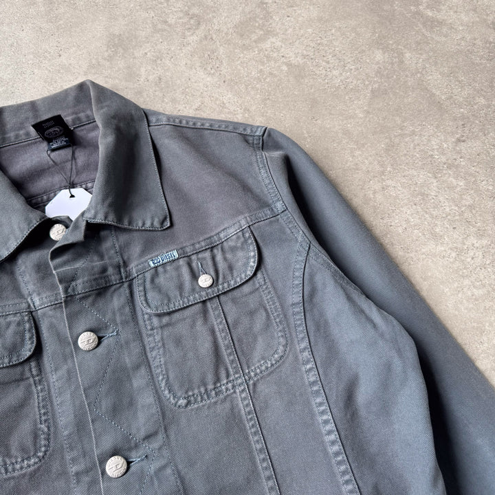 Diesel Denim Jacket Dark Grey Men's L