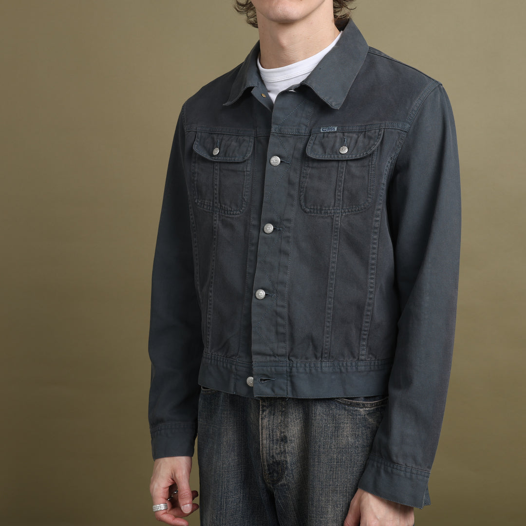 Diesel Denim Jacket Dark Grey Men's L