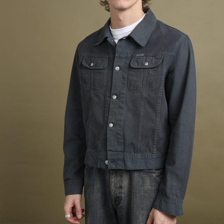 Diesel Denim Jacket Dark Grey Men's L