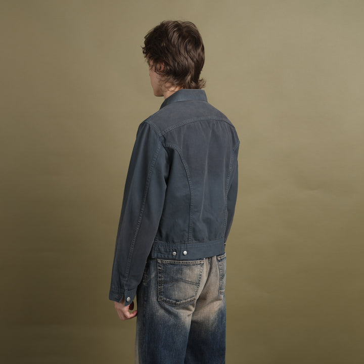 Diesel Denim Jacket Dark Grey Men's L