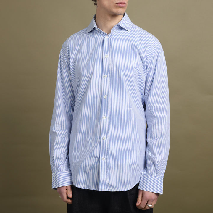 Dolce & Gabbana Dress Shirt Light Blue & White Men's L