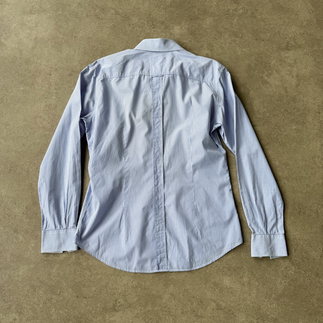Dolce & Gabbana Dress Shirt Light Blue & White Men's L