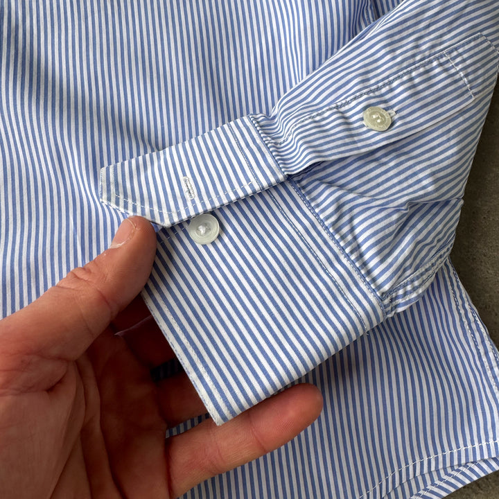 Dolce & Gabbana Dress Shirt Light Blue & White Men's L