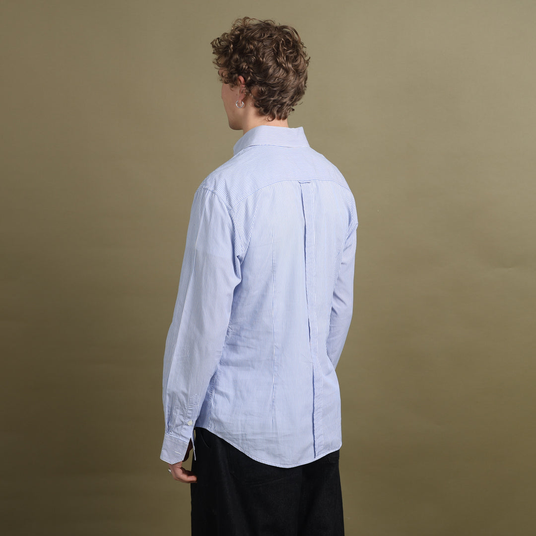 Dolce & Gabbana Dress Shirt Light Blue & White Men's L