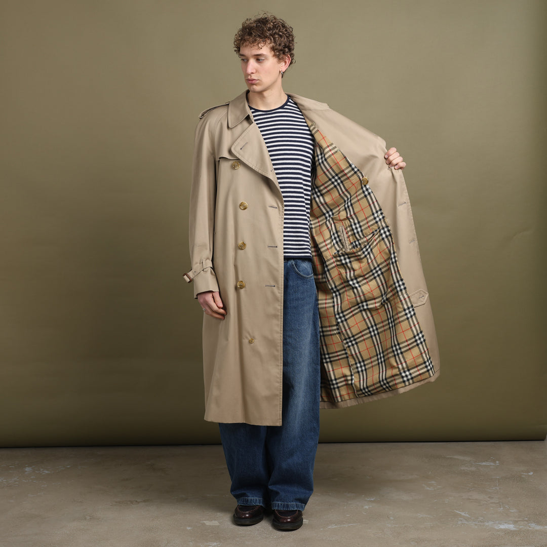 Burberry's Trench Coat Beige Men's XL