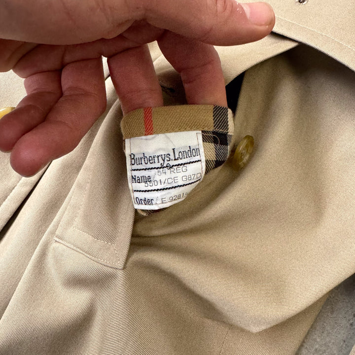 Burberry's Trench Coat Beige Men's XL