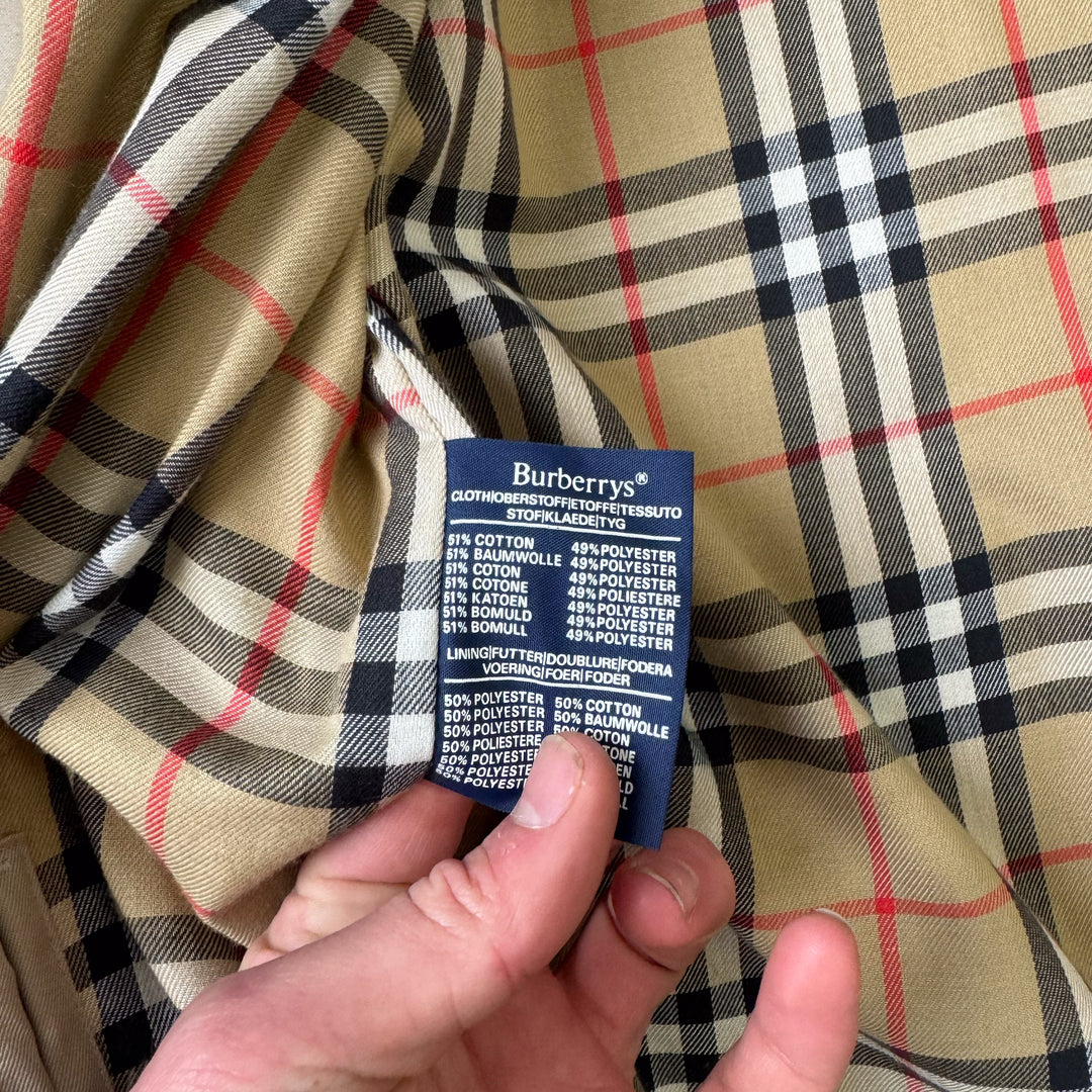 Burberry's Trench Coat Beige Men's XL