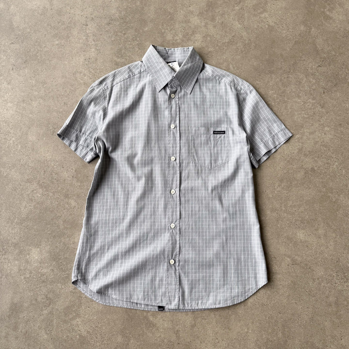 Dolce & Gabbana Short Sleeve Shirt Grey & White Men's M