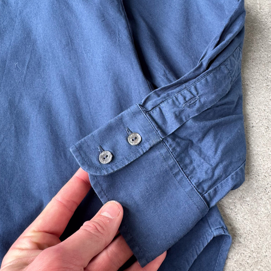 Dolce & Gabbana Dress Shirt Navy Blue Men's L