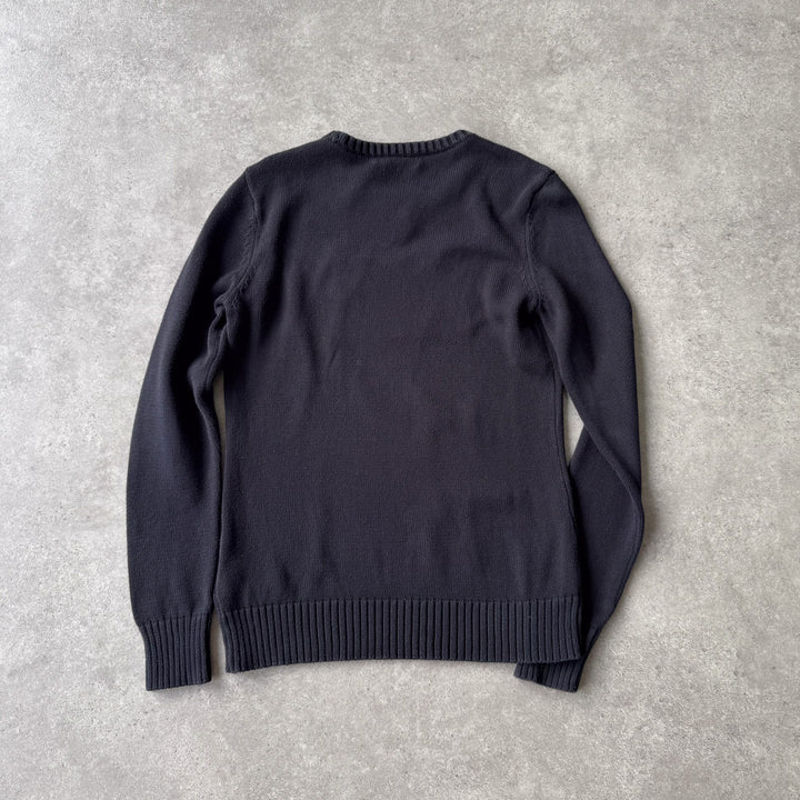 Ralph Lauren Crew Neck Jumper Black Women's UK 8