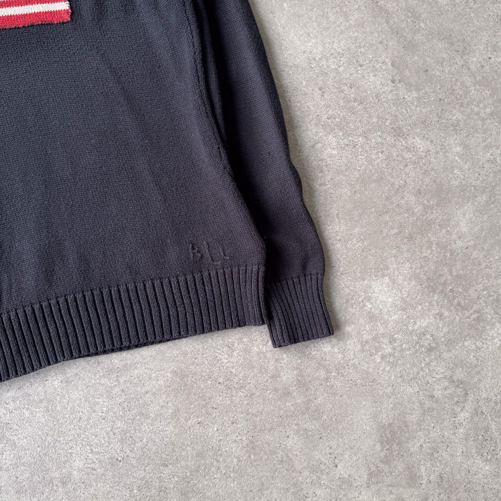 Ralph Lauren Crew Neck Jumper Black Women's UK 8