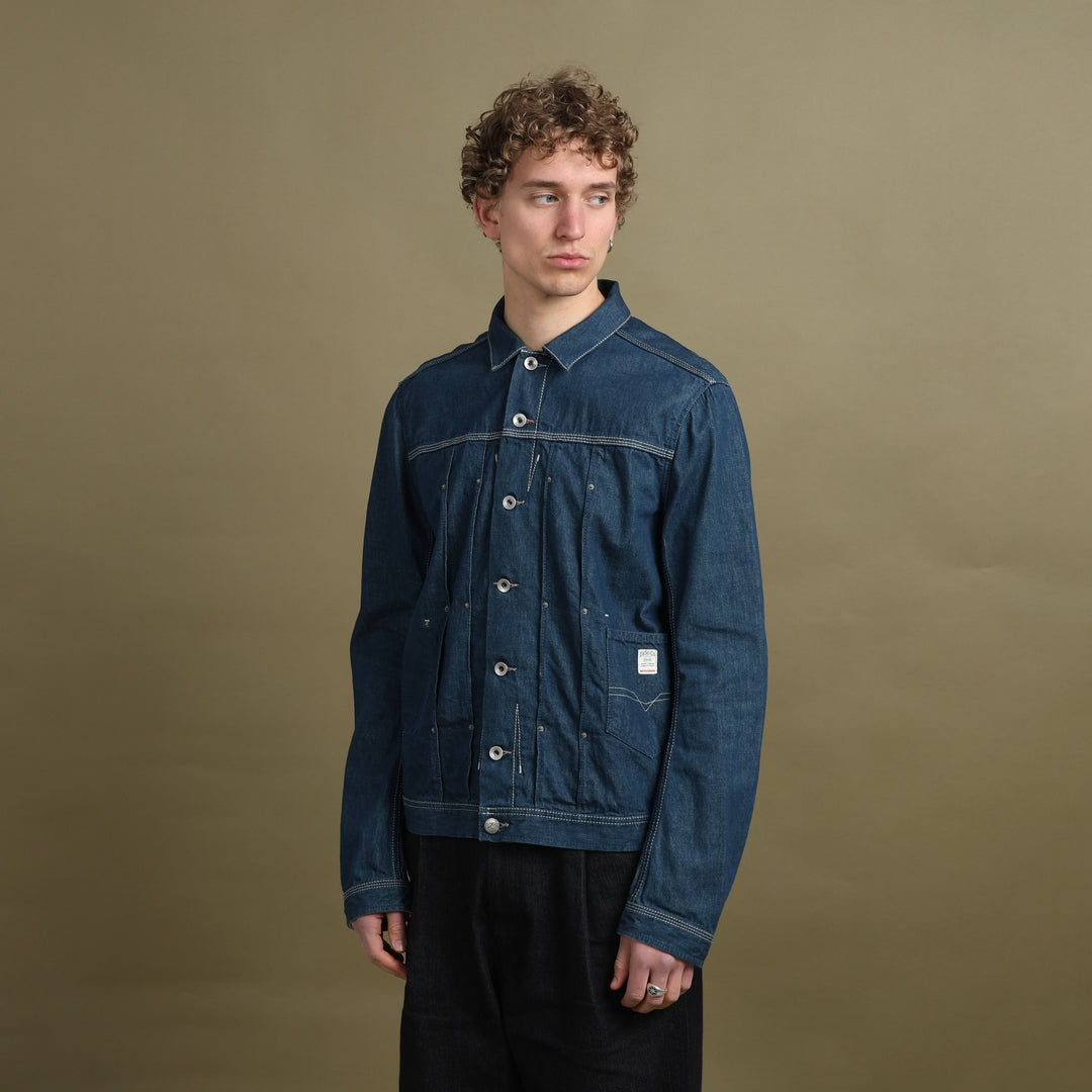 Diesel Denim Jacket Dark Blue Men's L
