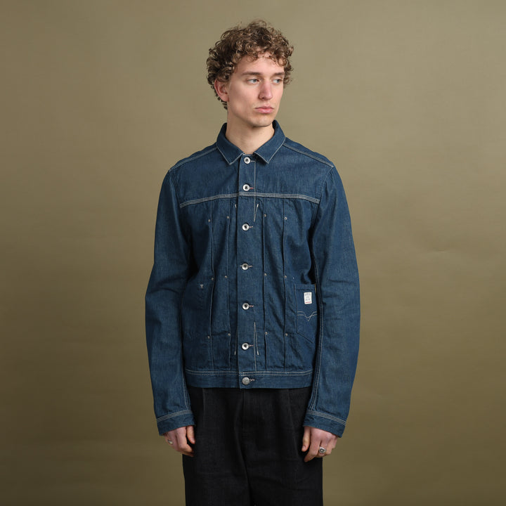Diesel Denim Jacket Dark Blue Men's L