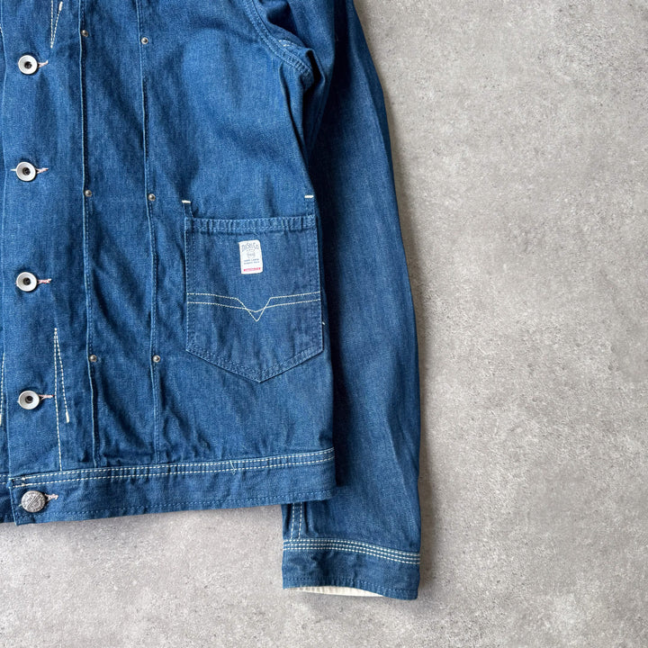 Diesel Denim Jacket Dark Blue Men's L