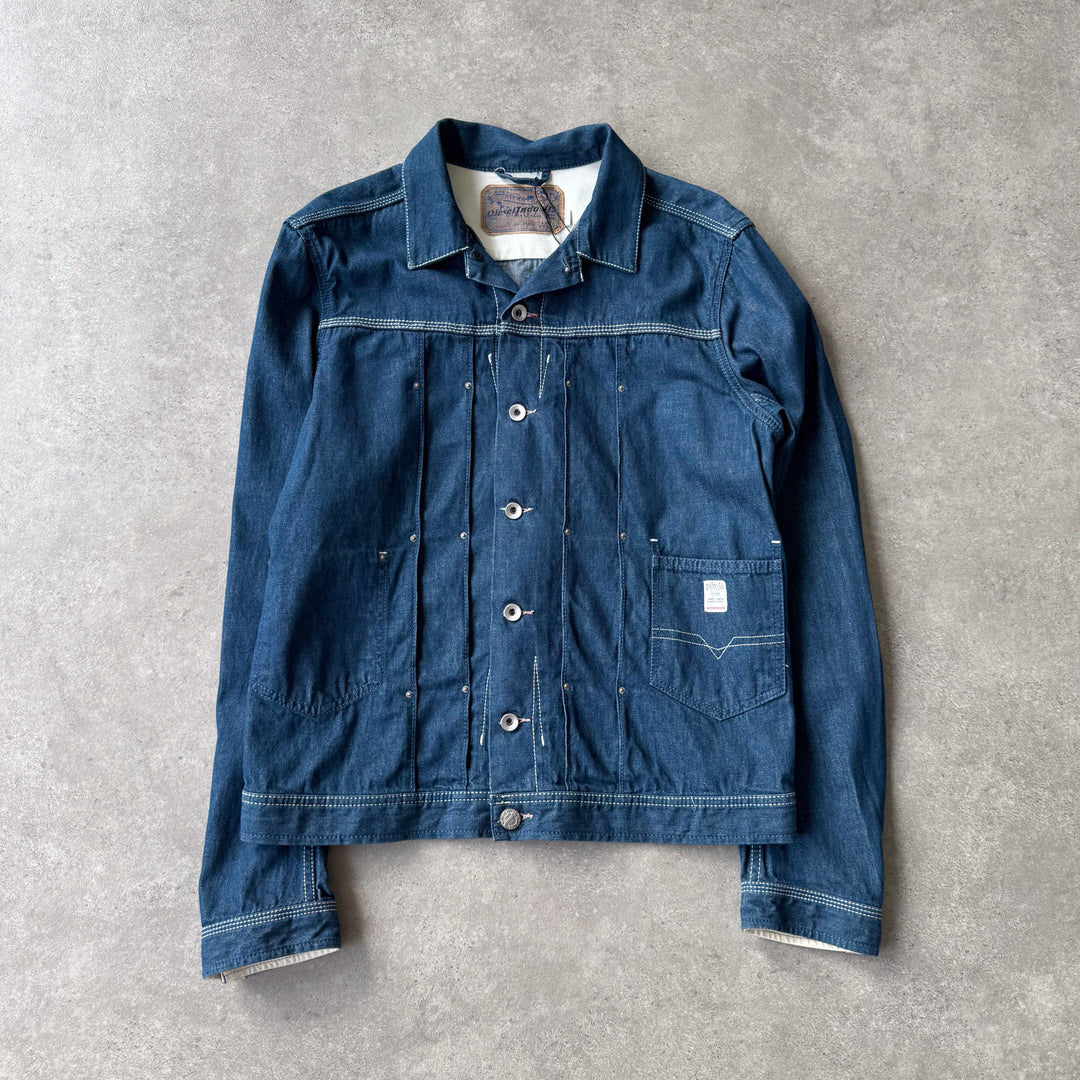 Diesel Denim Jacket Dark Blue Men's L