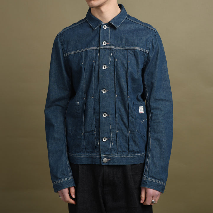 Diesel Denim Jacket Dark Blue Men's L