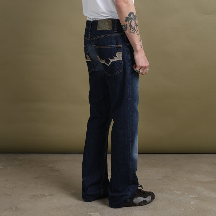 Diesel Straight Leg Jeans Dark Blue Men's W31 x L34